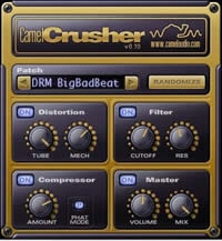 Free distortion compressor filter CamelCrusher – VST AU multi-effect for Windows and Mac